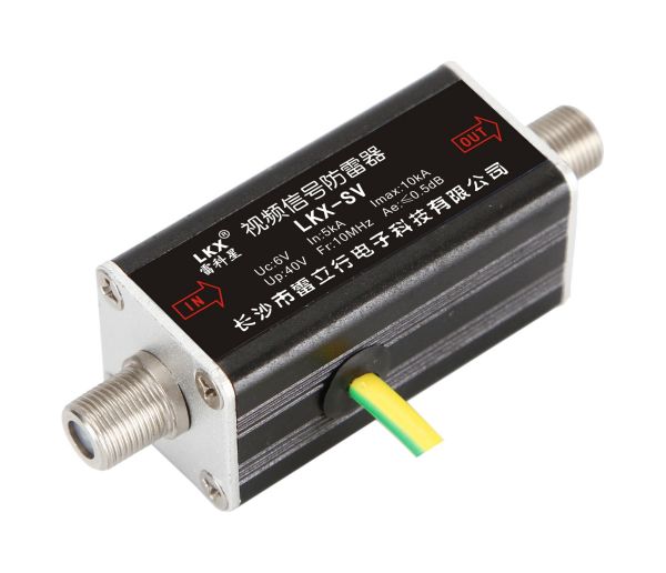 視頻信號防雷器（LKX-SV）BNC接口 F接口 RF接口 導軌式